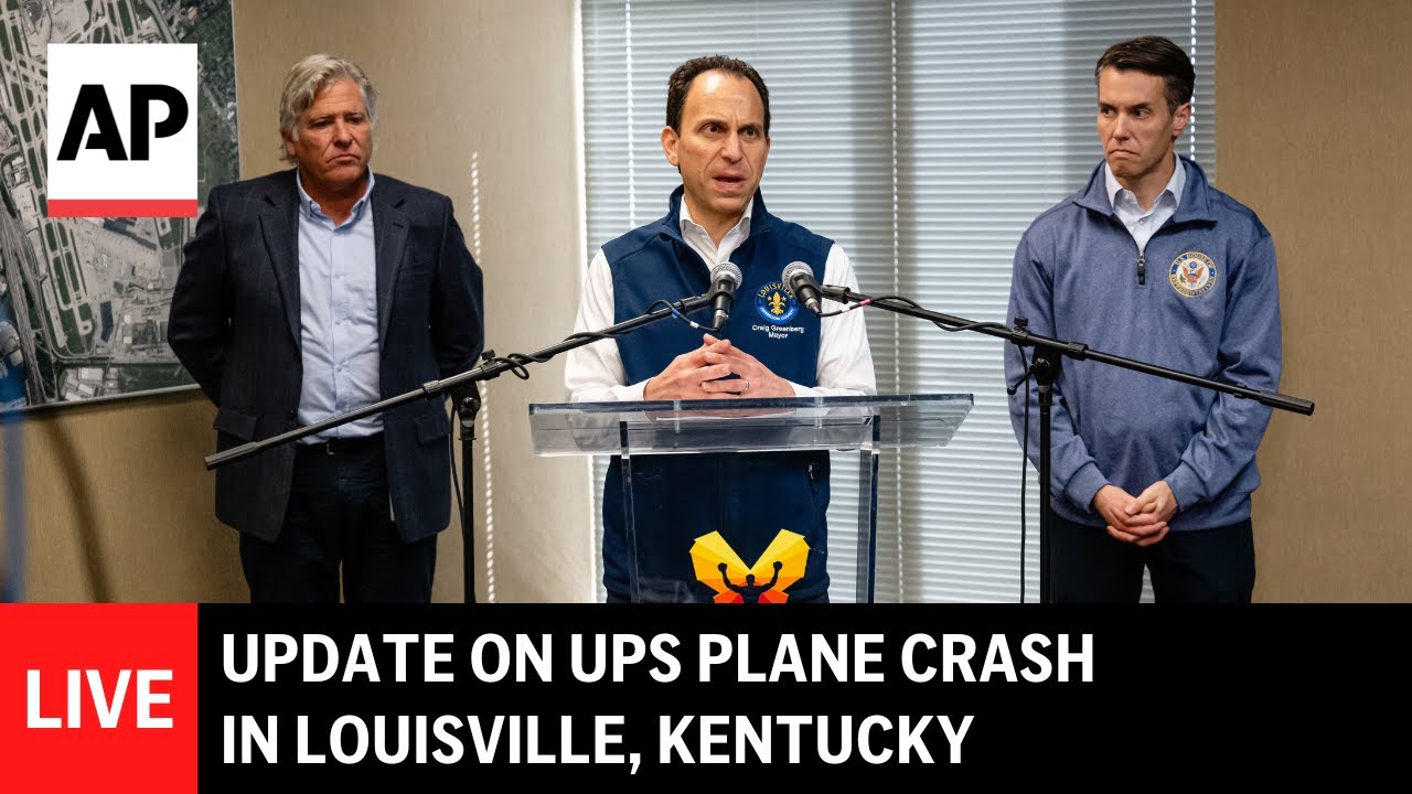 LIVE: Update on UPS plane crash in Louisville, Kentucky