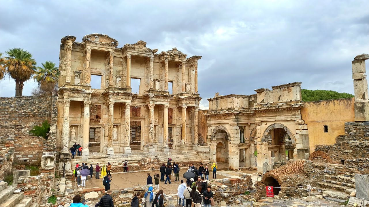 Silent Walk Through Ephesus Ancient City & Terrace Houses | Turkey 