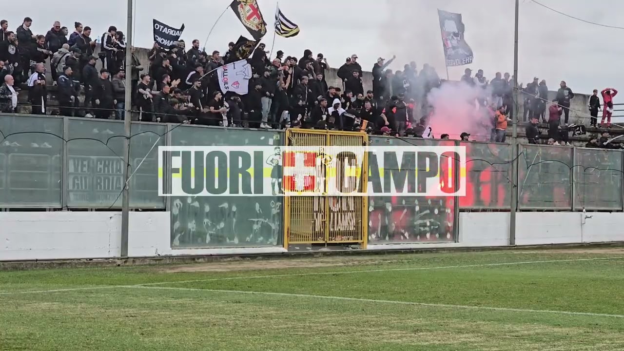 VIDEOTIFO/D Sambiase - SAVOIA 05ott25  Gli ultras presenti in quel di Sambiase ( Lamezia terme )