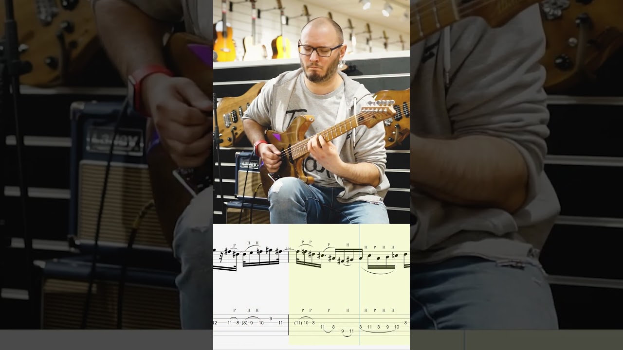 KILLER Tom Quayle legato SHRED lick#1 (from clinic)