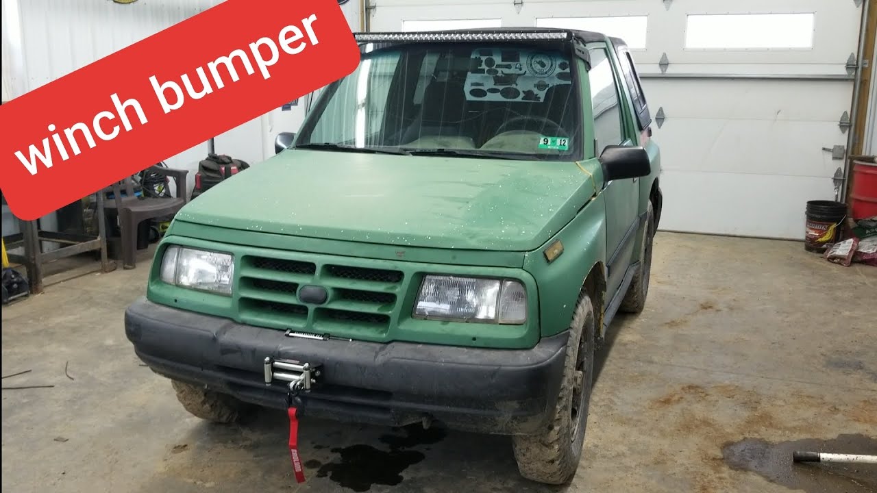 Geo tracker winch bumper