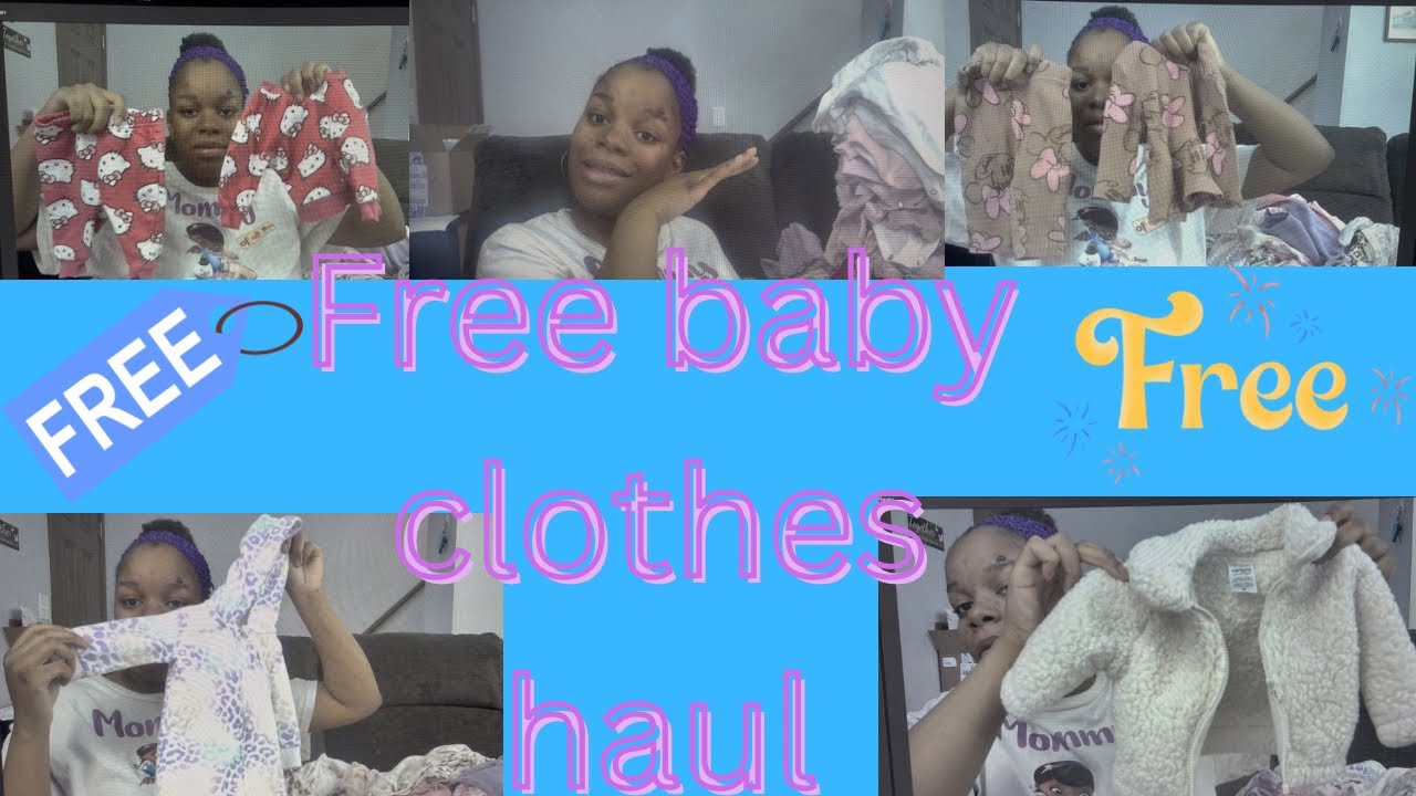 FREE!! Clothes haul for baby girl part 1
