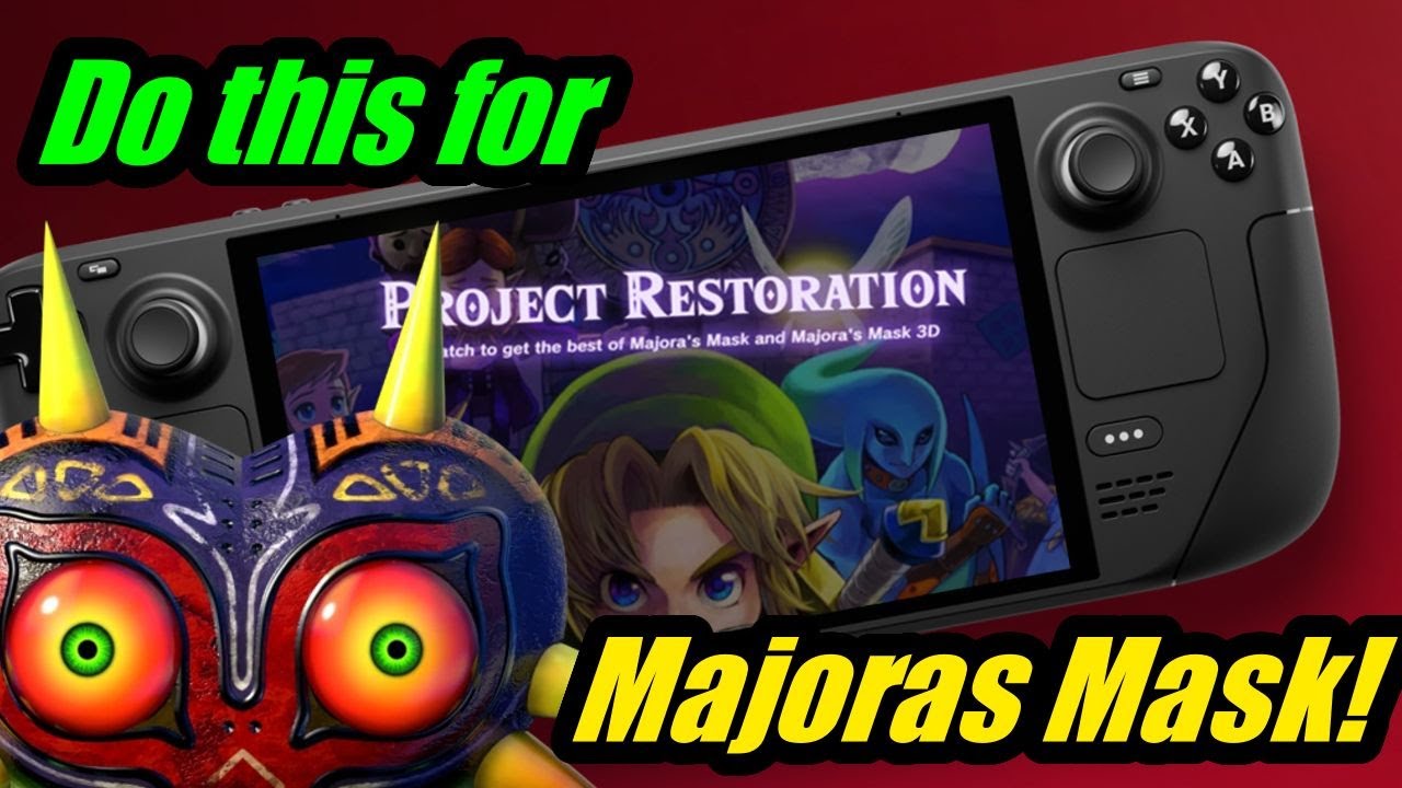 Majoras Mask 3DS HD Project Restoration Steam Deck