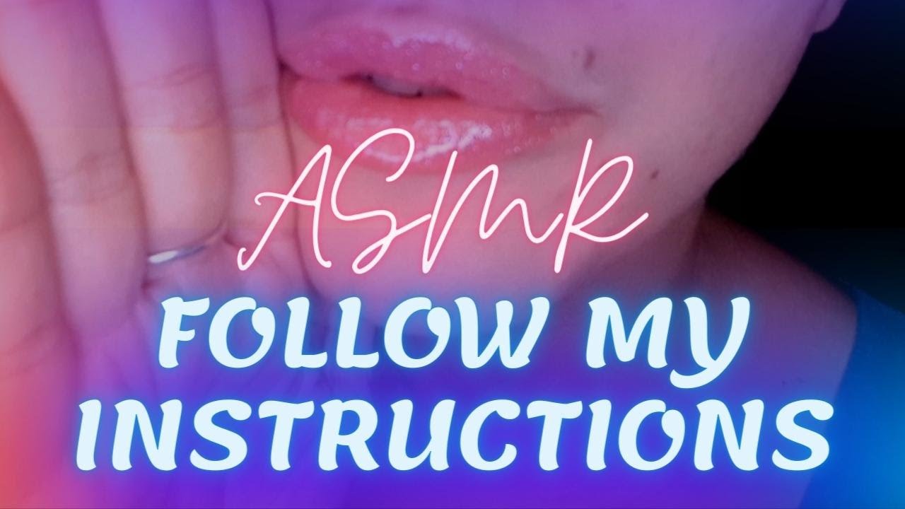 ASMR ~ Follow my Instructions ~ Blink to sleep Fast
