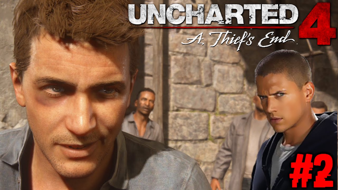 UNCHARTED 4 : Let's Play #2 [FACECAM] - PRISON BREAK ??