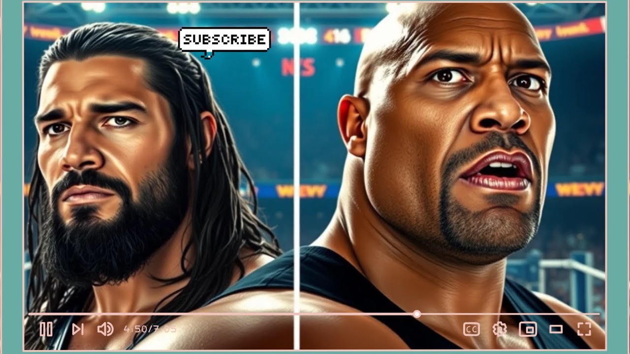 Roman Reigns vs The Rock – WWE2K25 Epic Match | Custom Match Showdown!
