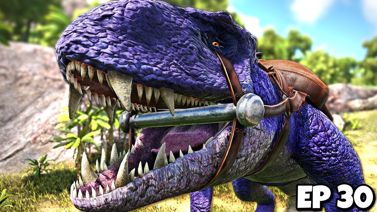 Taming My FIRST HYBRID DINOSAUR! The GORGOSUCHUS! | ARK Survival Evolved Jurassic Modded #30