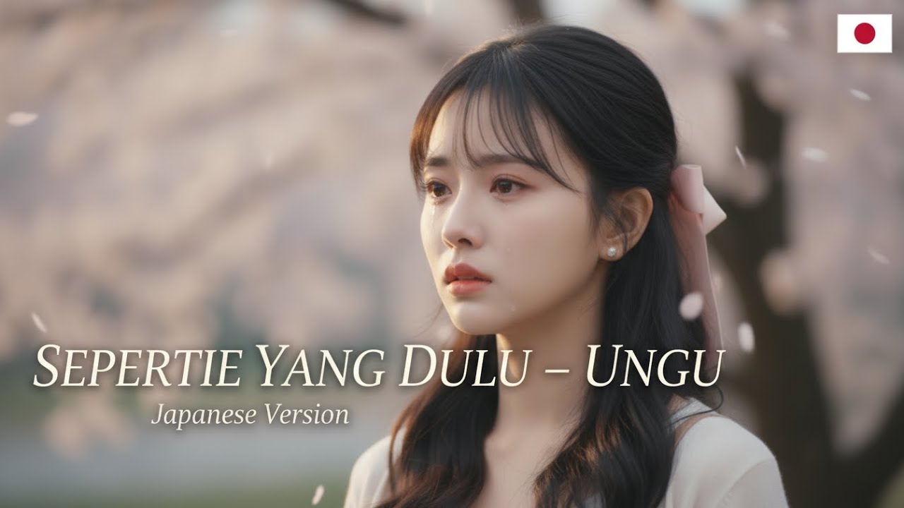 SEPERTI YANG DULU–UNGU – JAPANESE VERSION | Viral TikTok Sad Song in Sakura Vibes
