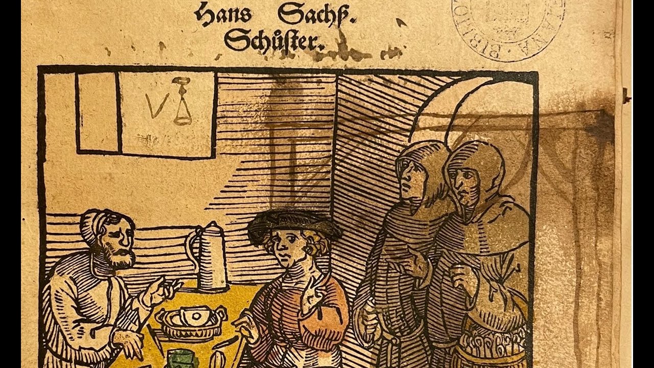Hans Sachs in the Bodleian (Philip Flacke and Henrike L&auml;hnemann)