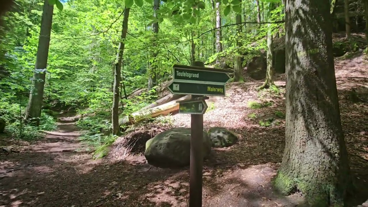wandern in der Sächsischen  Schweiz Teil  10,Uttewalder  Grund, Felsenbrücke,