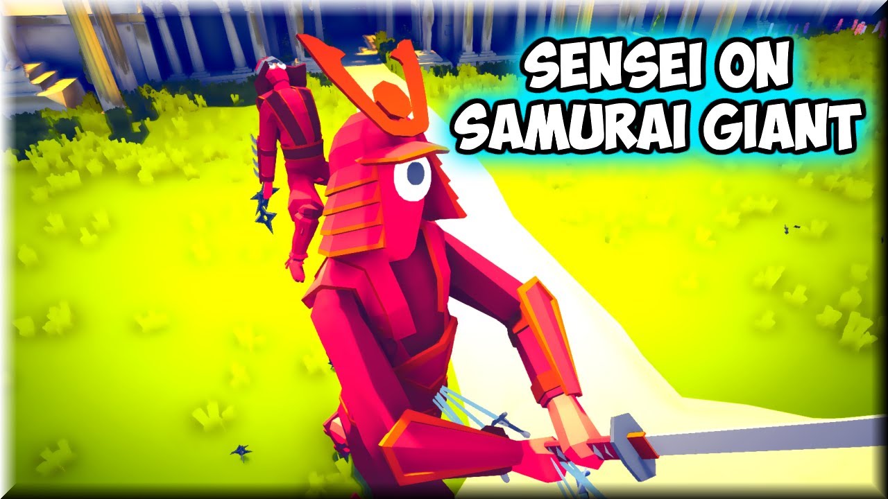 Sensei on Samurai Giant vs Every Unit(Same Price) - TABS MODS GAMEPLAY