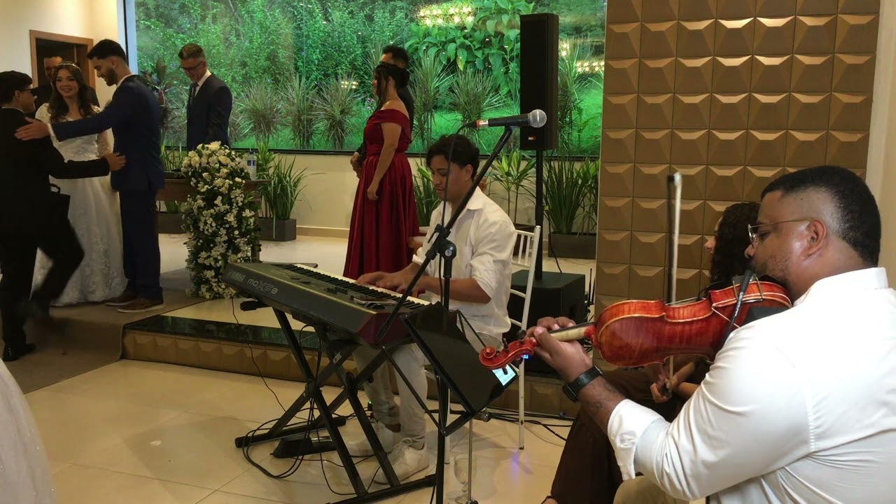 Aluguel de som para cerimônia de casamento. 
