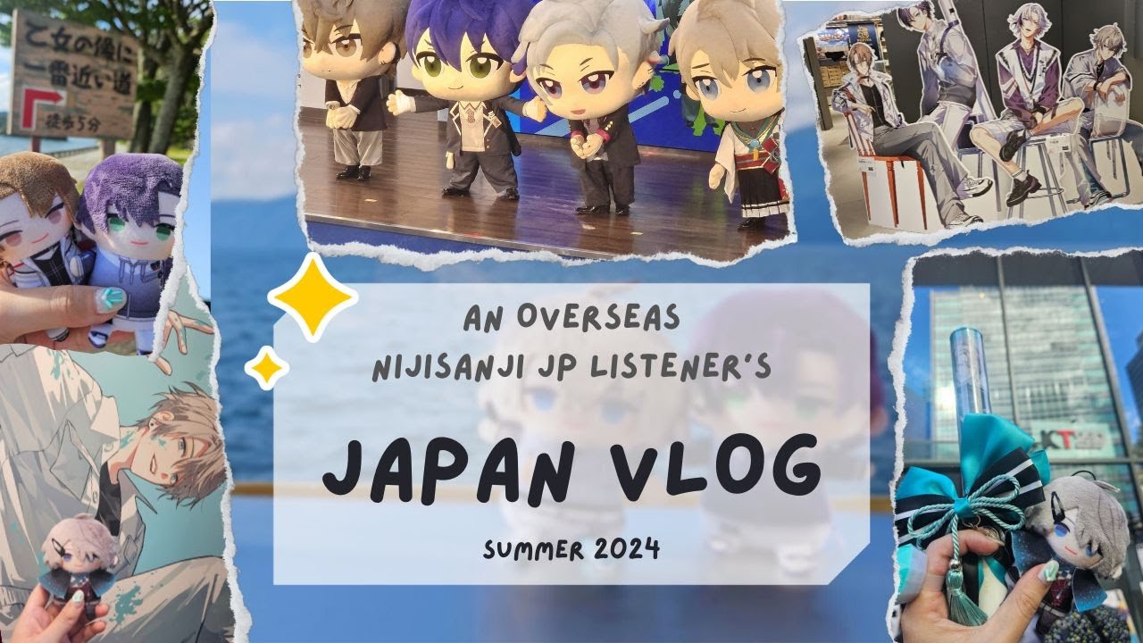 I went to see oshi & his mascot: An Overseas NIJISANJI JP Listener's Vlog, Summer 2024
