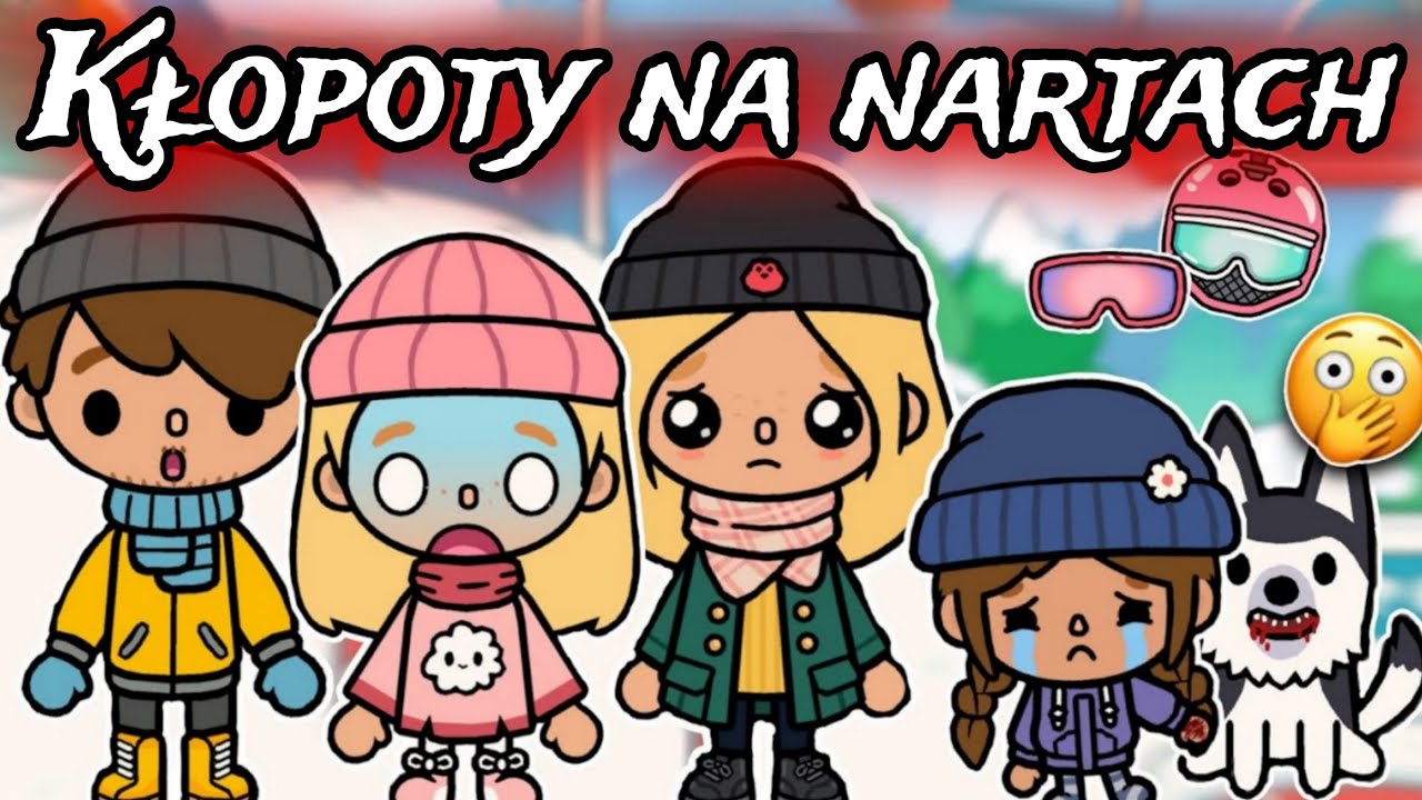 [CZĘŚĆ1] KŁOPOTY NA NARTACH ⛷️😭 |  TOCA BOCA HISTORYJKI PO POLSKU |