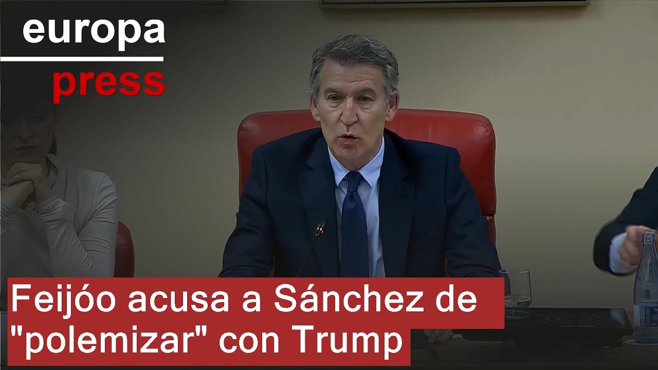 Feijóo acusa a Sánchez de 