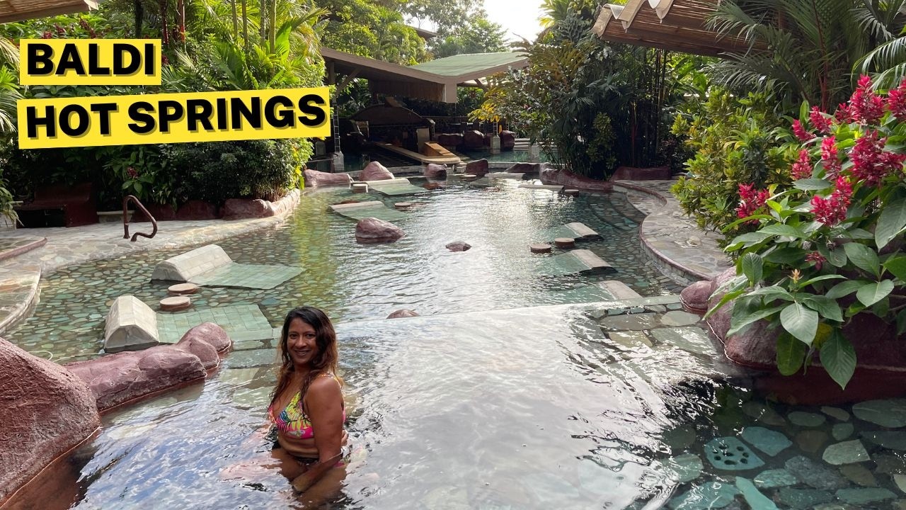 VOLCANIC HOT SPRINGS! Baldi Hot Springs in La Fortuna Costa Rica