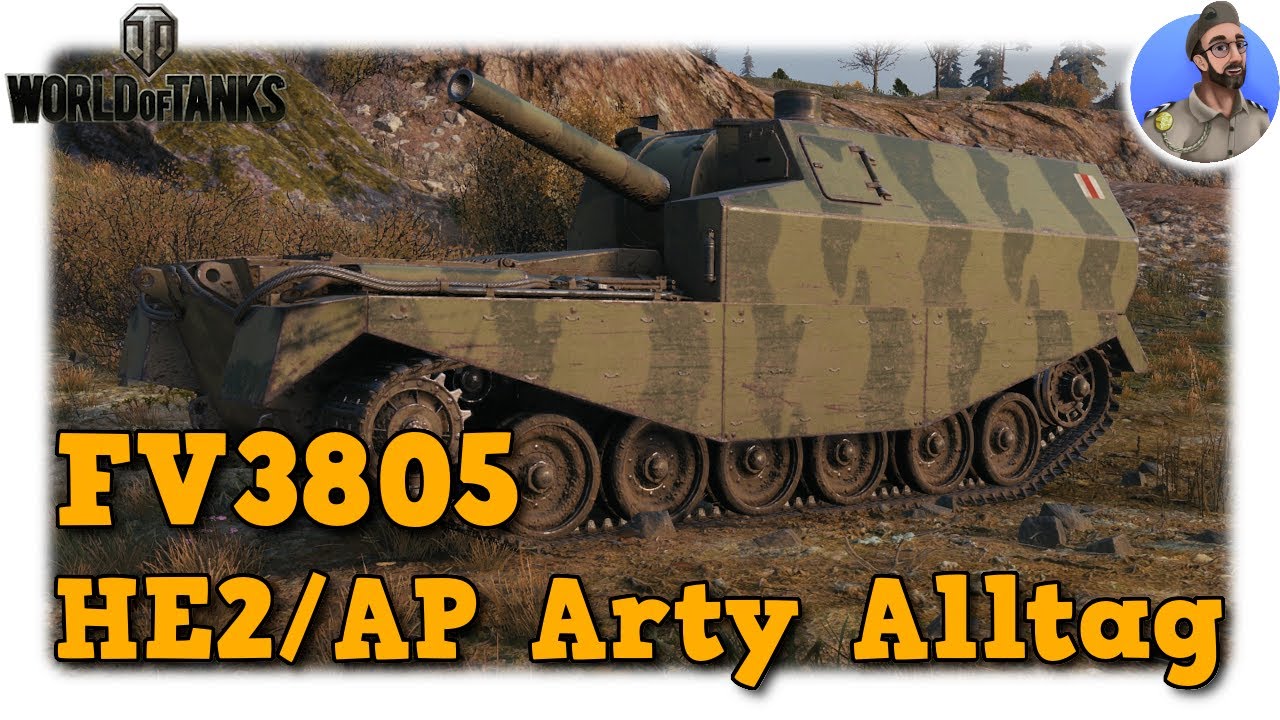 World of Tanks - FV3805 - Arty Alltag auf Tier 9