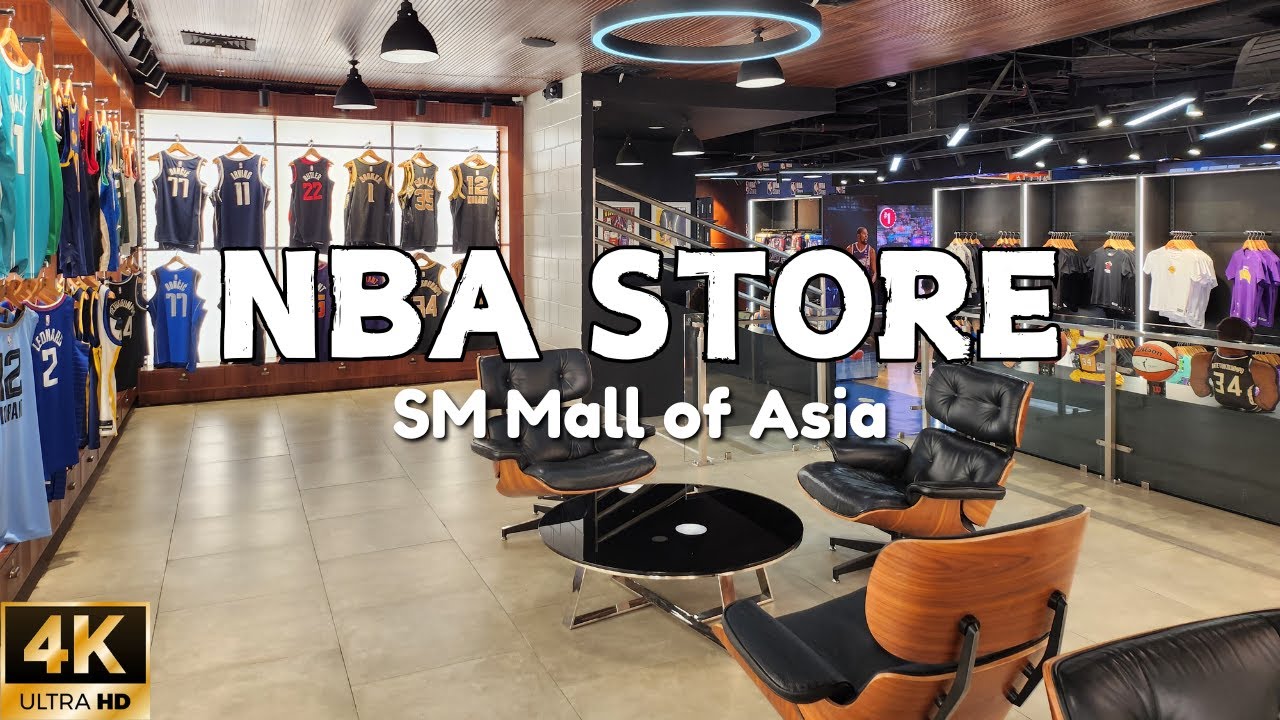 [4K] NBA STORE Mall of Asia: The largest branch in the Philippines! | Walking Tour with prices 2024