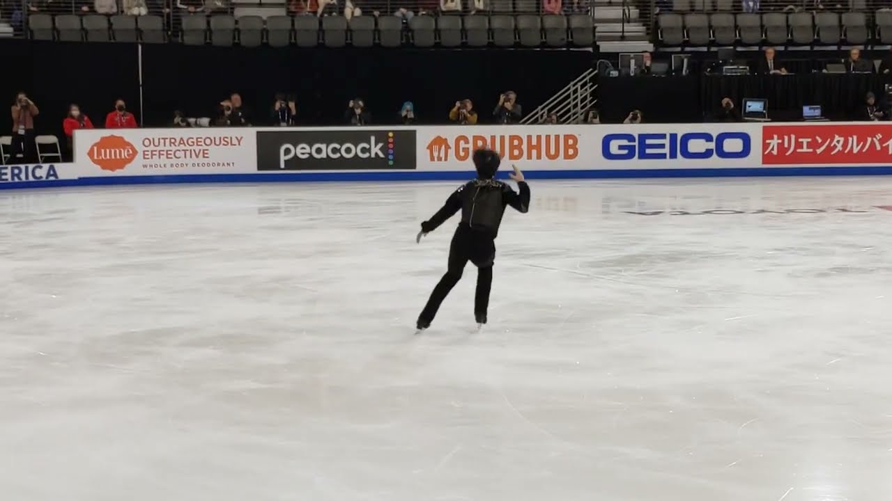Junhwan Cha Short Program - Skate America 2022
