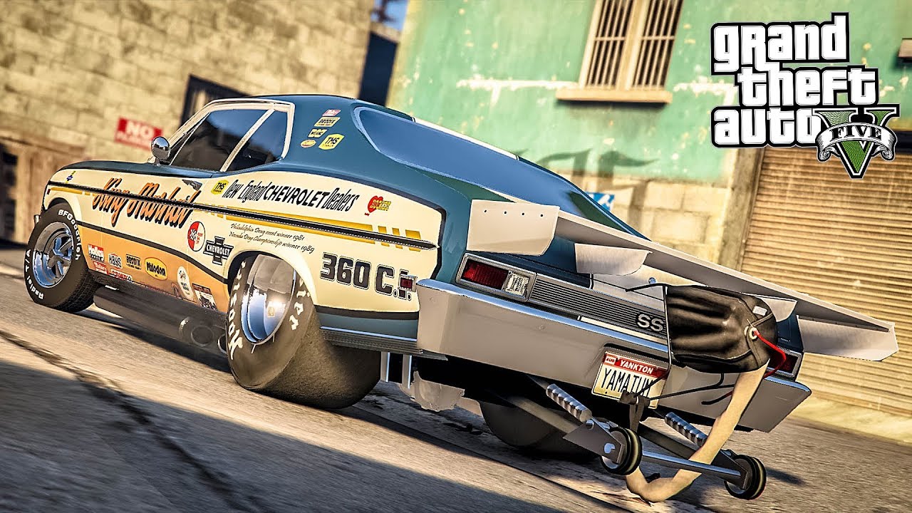 รถDrag ช่างอั๋น 1969 Chevrolet Nova - GTA V Mod [Yamatum O]