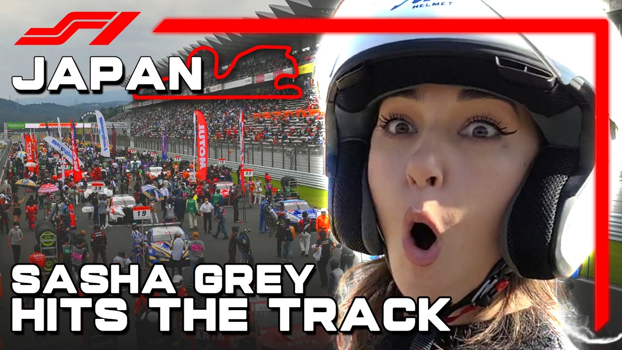 Drifting w/@NOBチャンネル at Fuji Speedway, Japan | Sasha Grey