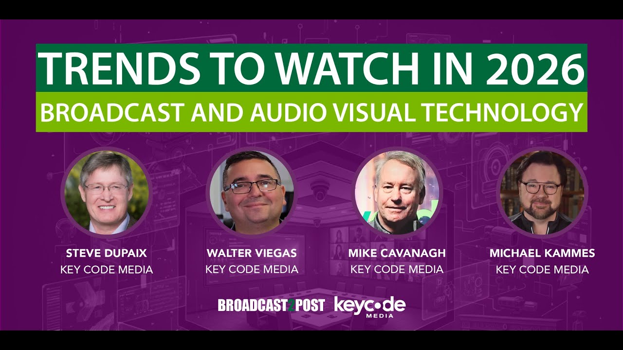 Trends to Watch in 2026: Broadcast and Audio Visual Technology