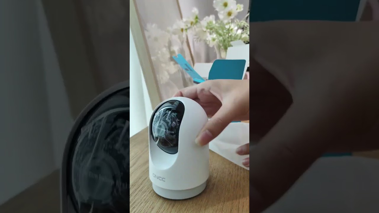Peek inside your home anytime with the GNCC GP5 2K indoor security camera! 📸  #gncc #homesecurity