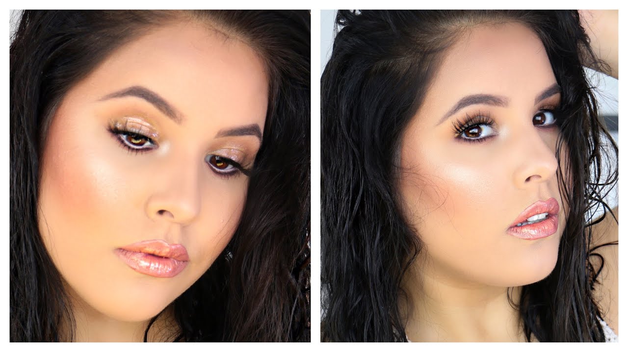 Wet / Glossy Eyes Makeup Tutorial | Nelly Toledo