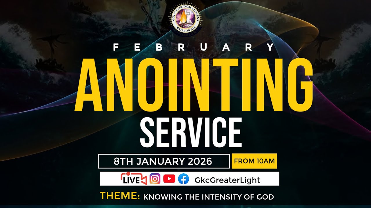 FEBRUARY 2025 ANOINTING SERVICE
