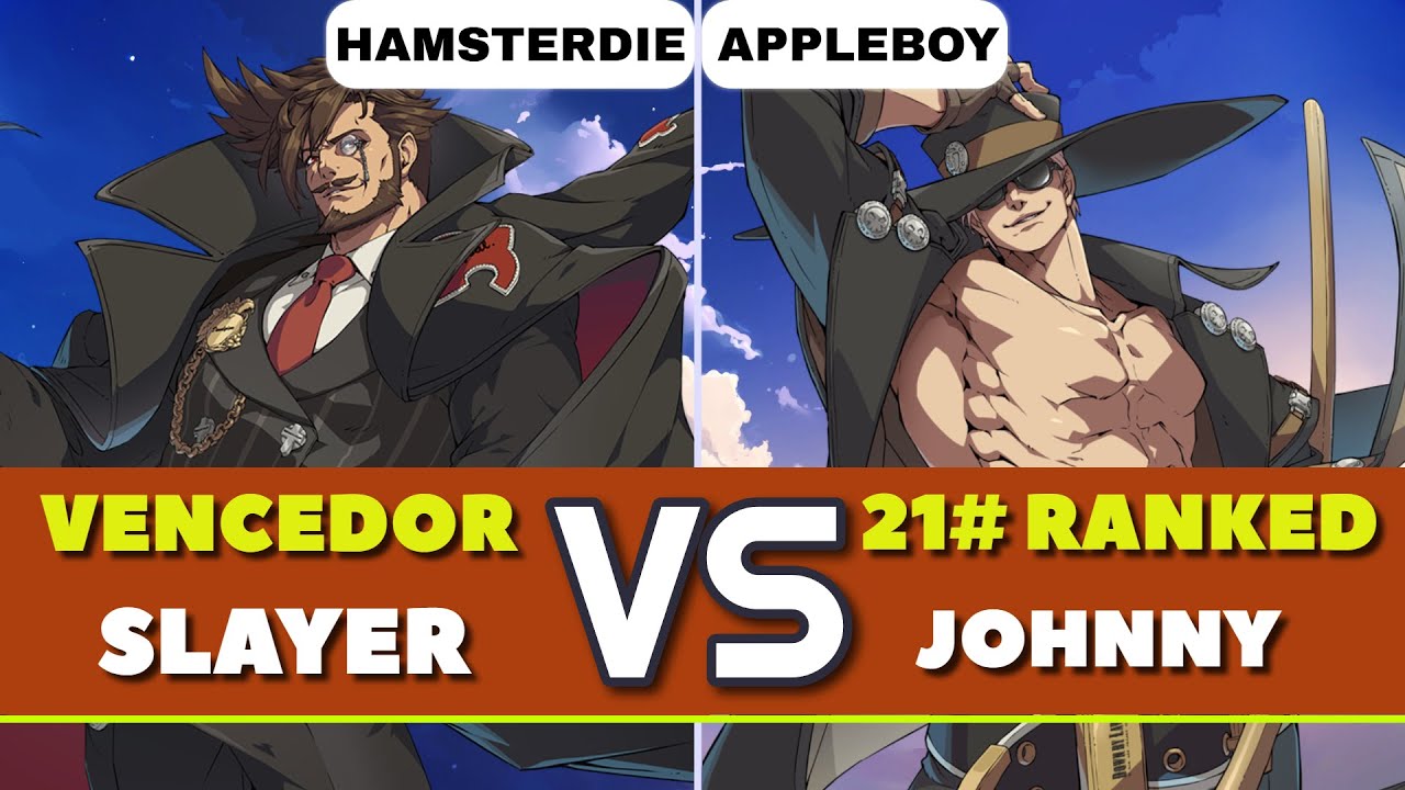 GGST LATAM | hamsterdie (Vencedor Slayer) vs appleboy (21# Johnny). Gameplay Nivel Alto