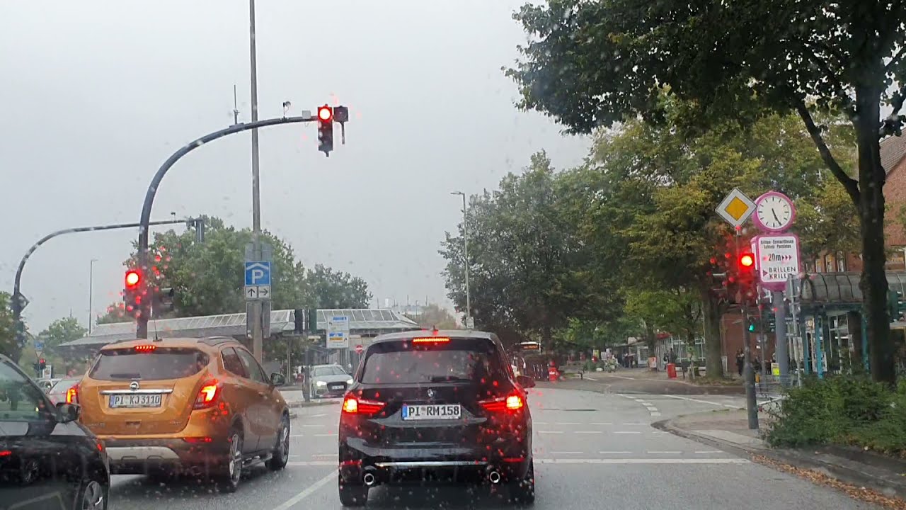 Hamburg Meine Heimat ☔🌧 Eidelstedt 🛵🚗🚲 Straßen Verkehr