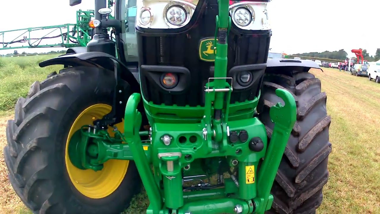 2019 John Deere 6155R Premium Edition 6.8 Litre 6-Cyl Diesel Tractor (155/168HP) with M732 Sprayer