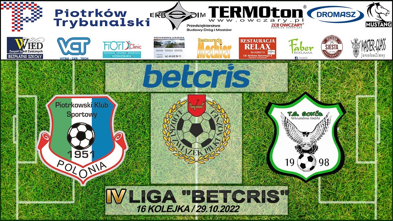 PKS Polonia Piotrków Tryb. - T.S. Sokół Aleksandrów Łódzki 29.10.2022
