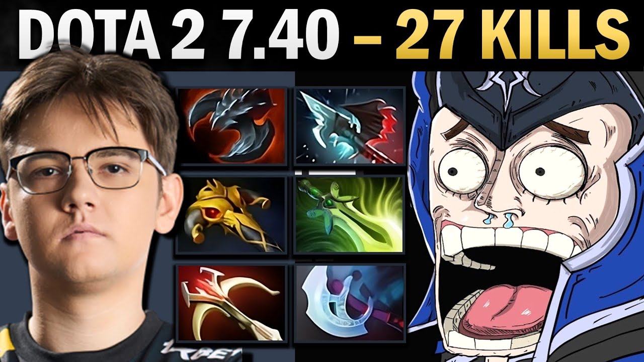 Luna Pro Carry with 27 Kills and Hurricane - Dota 2 Gameplay