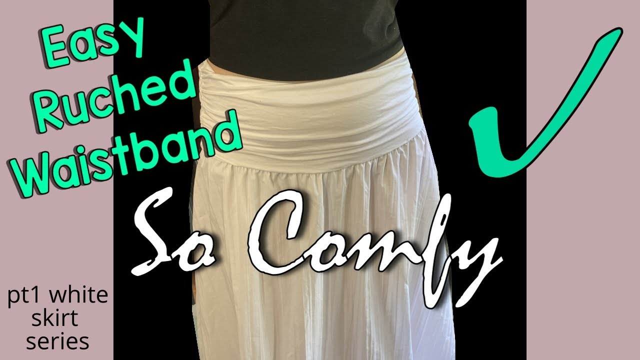 How to Make a No-Bulk, No-Itch, No-Dig Ruched Jersey Waistband (Soft, Gentle & Super Comfy!)