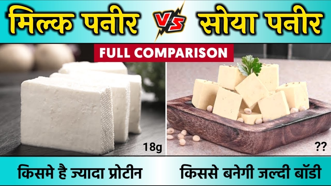 Paneer v/s Tofu दोनों मे क्या अंतर है जाने पूरी सच्चाई | nutrition value of paneer and tofu