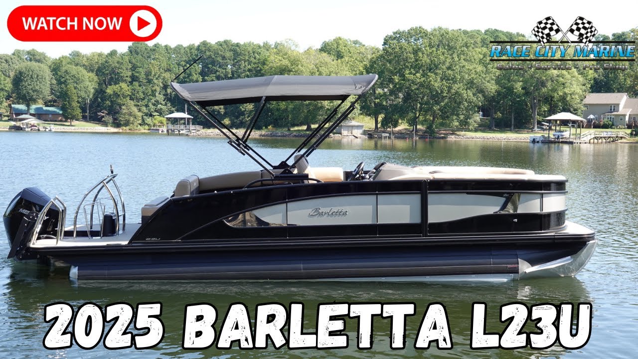 New 2025 Barletta 23U Lusso 23 ft Pontoon Boat For Sale In Mooresville, NC: Walkaround and Review