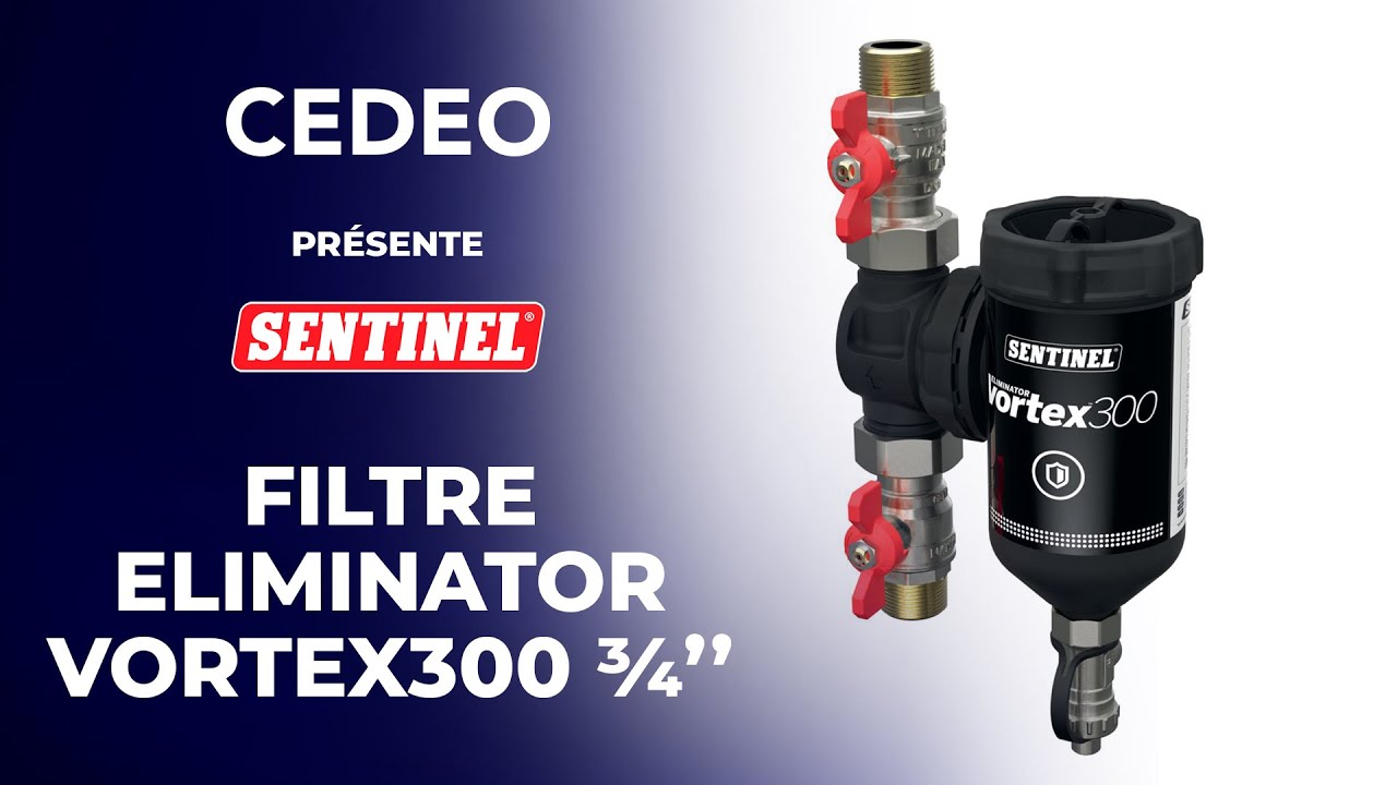CEDEO présente le filtre Eliminator Vortex300 3/4