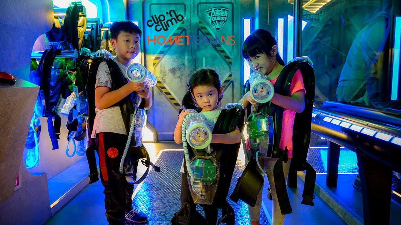 HomeTeamNS Clip n Climb and Laser Quest