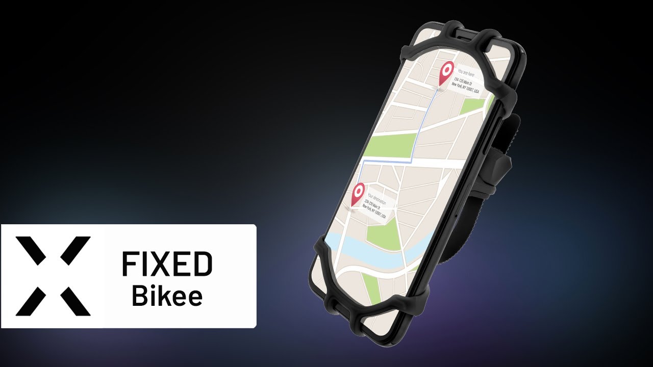 Silikonový držák mobilního telefonu na kolo FIXED Bikee