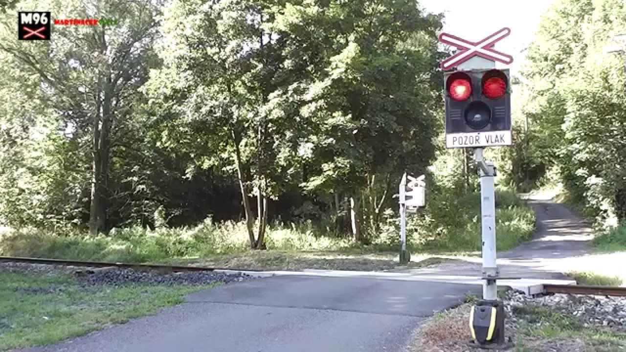 Železniční přejezd Děčín východ (trať 081) [P2576] - 3.8.2015 / Czech railroad crossing
