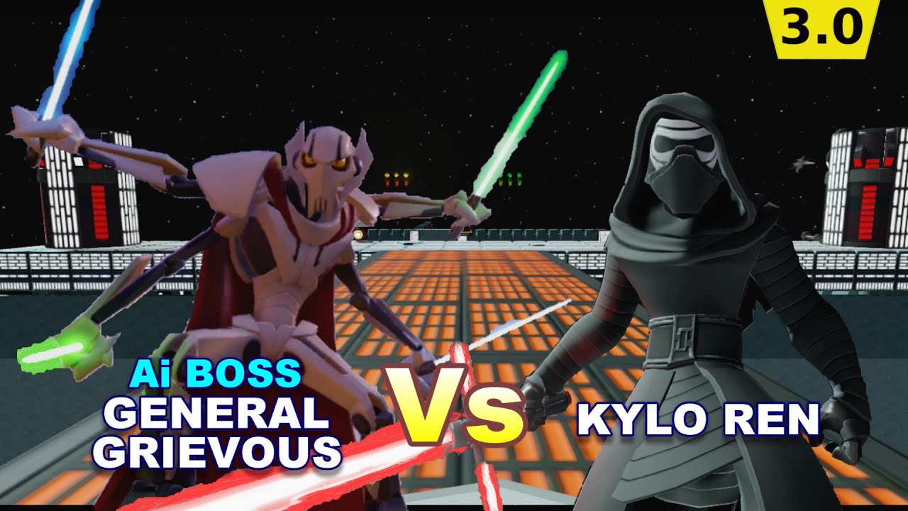 Disney Infinity 3.0 Kylo Ren v Ai Boss General Grevious 'Extreme'