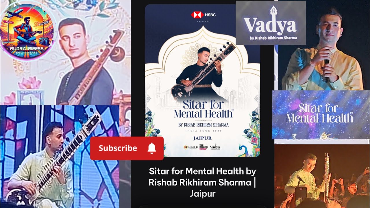 Rishabh Rikhiram Sharma (Live from Jaipur) | Sitar for Mental Health #sitar #rishabhrikhiram #jaipur