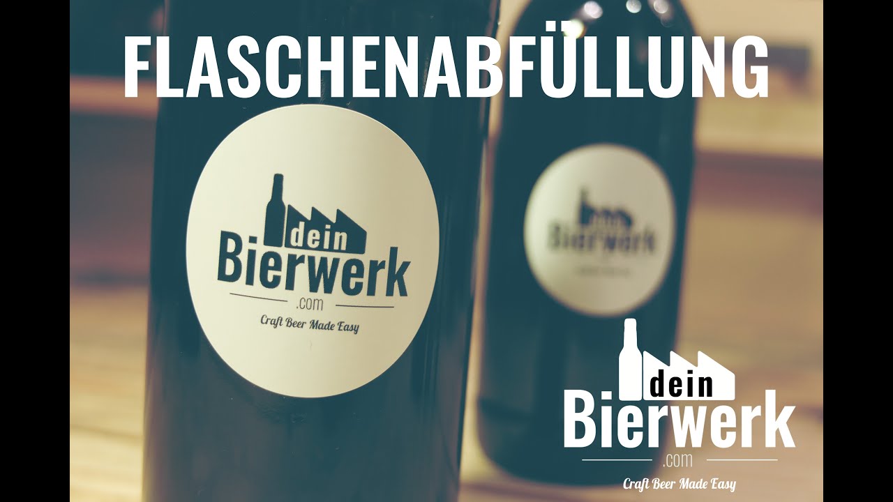 Dein selbst gebrautes Bier in Flaschen abf&uuml;llen
