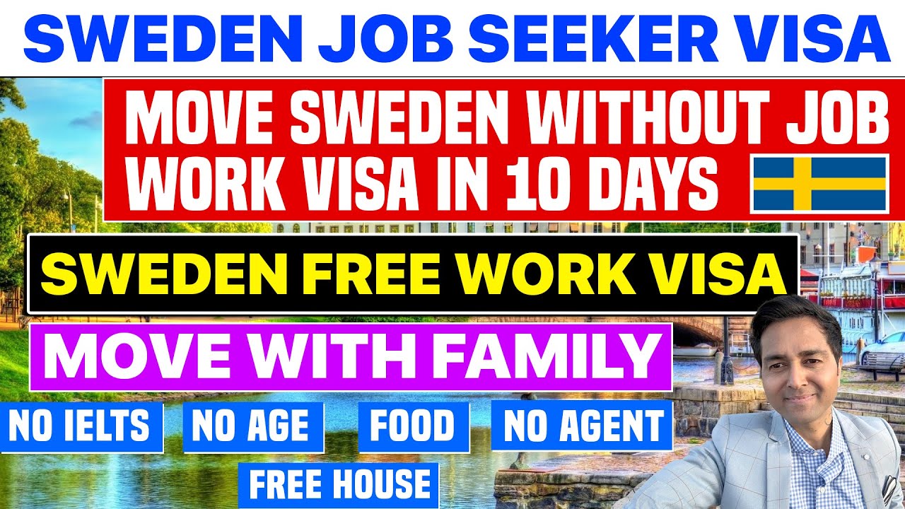 Sweden Job Seeker Work Visa Process 2026 | Sweden Work Permit in 10 Day| Move Sweden without Job| PR