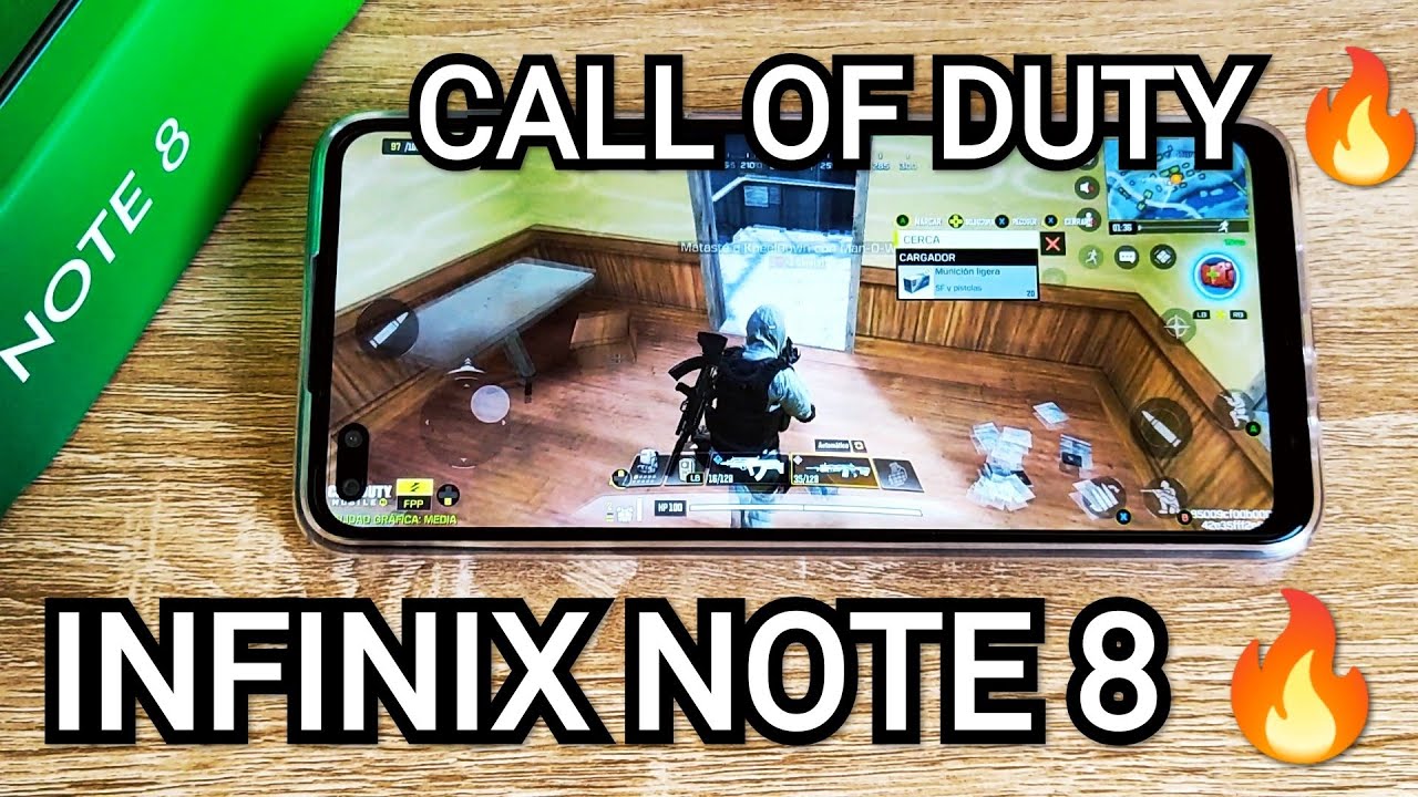 PRUEBA de CALL OF DUTY en el INFINIX NOTE 8!!!