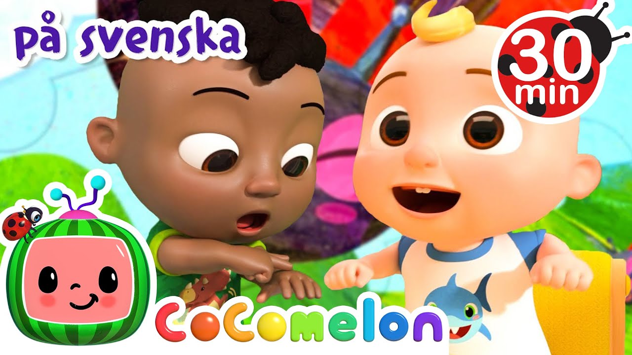 Alla har fem sinnen | Barnramsor | CoComelon Svenska