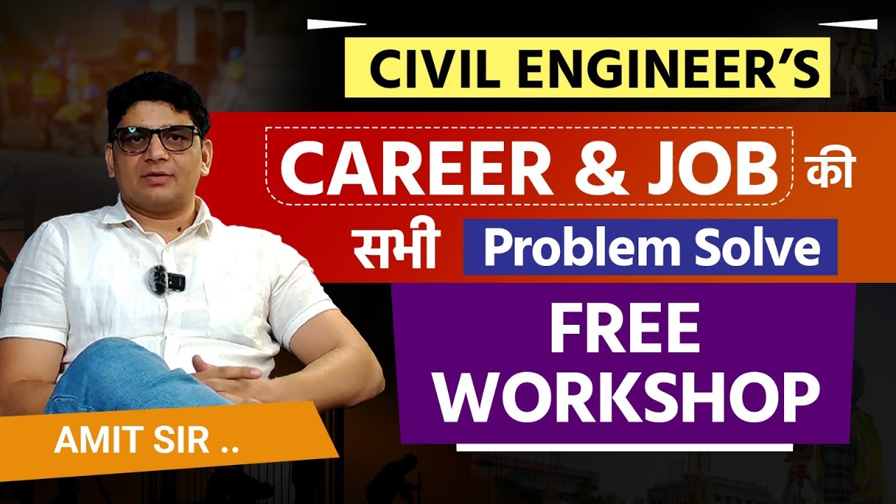 Free Workshop For Civil Engineer's | Best Career Option for Civil Engineers