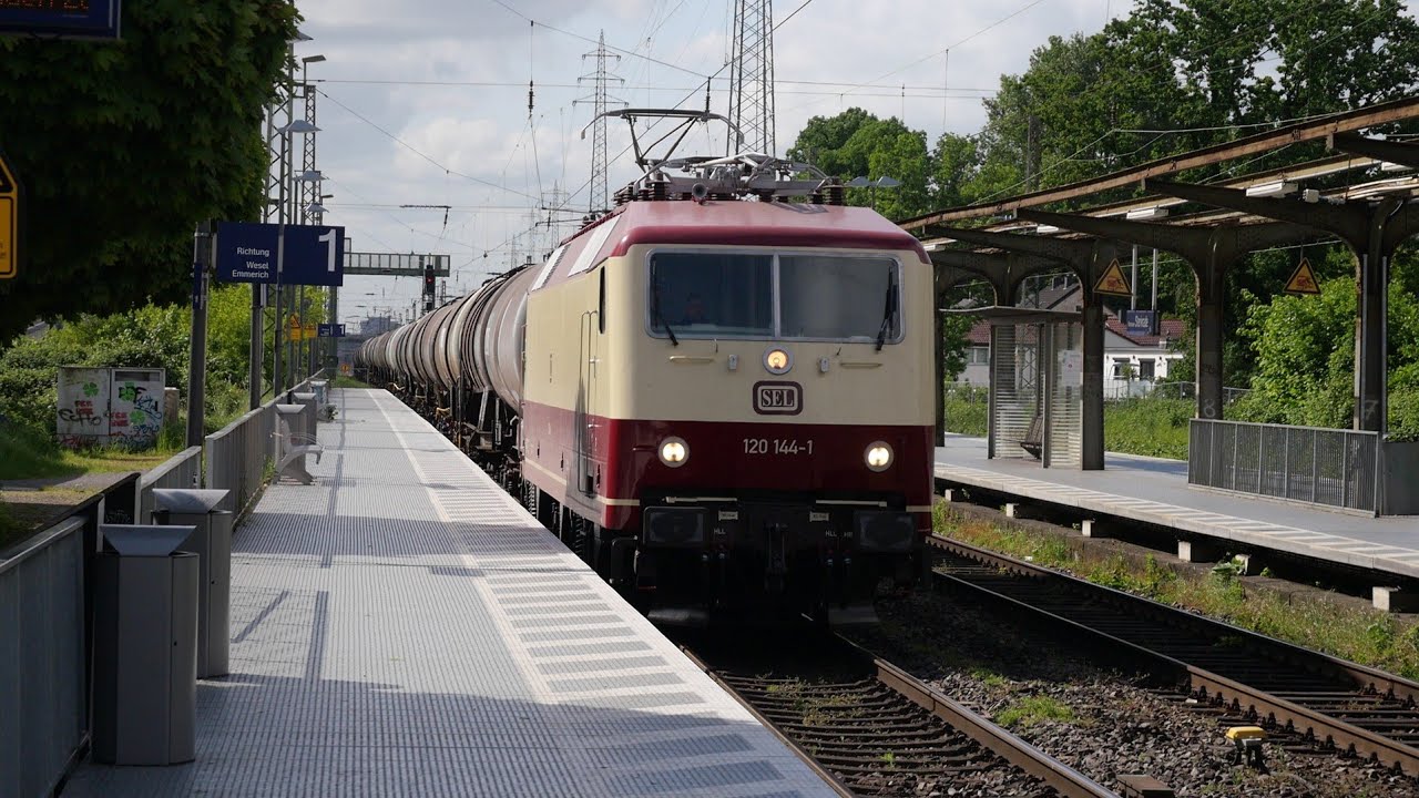 Eisenbahnverkehr in Oberhausen Sterkrade Mit Br 120 189 186 193 275 294             406 462 1429 342