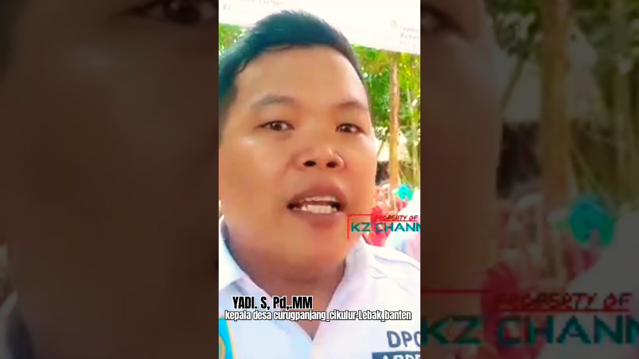 Ini penjelasan kades Curug panjang Cikulur ||Peresmian rumah hibah koperasi BMI||@kzchannel0079